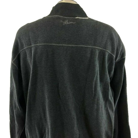 Tommy Bahama Flip Side Reversible Zip Sweater Sweatshirt XL Golf Fishing Mens - Picture 5 of 7